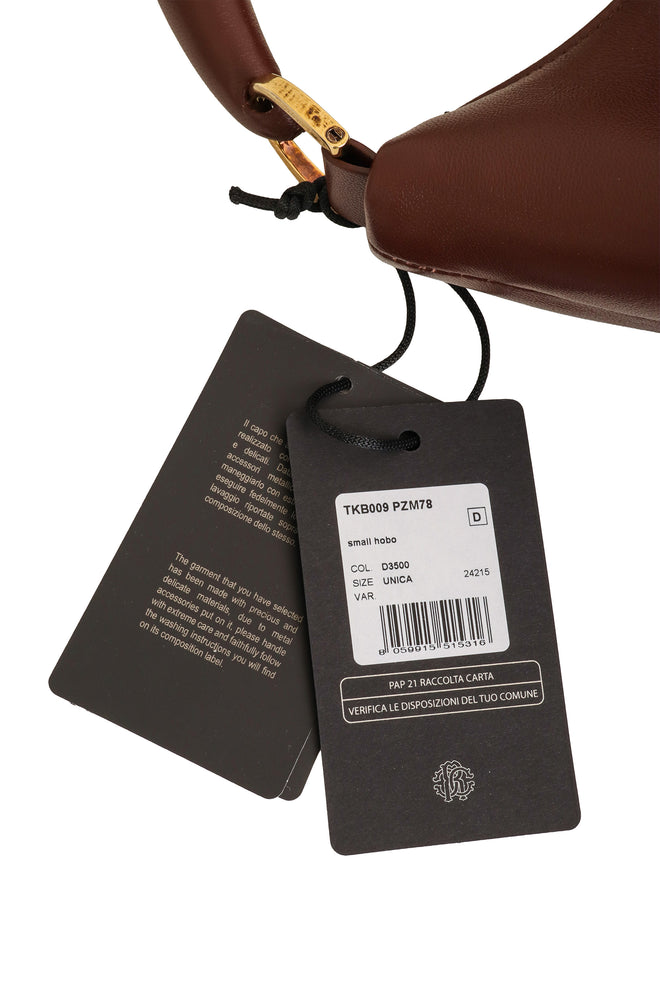 Roberto Cavalli Leather Hobo Horn Bag tags @ Recess LA 
