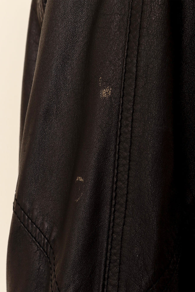 reversible leather fur jacket leather spot 
@ Recess LA