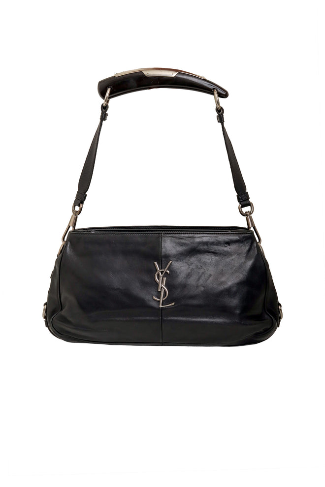 Vintage Saint Laurent Leather Mombasa Shoulder Bag @ Recess LA