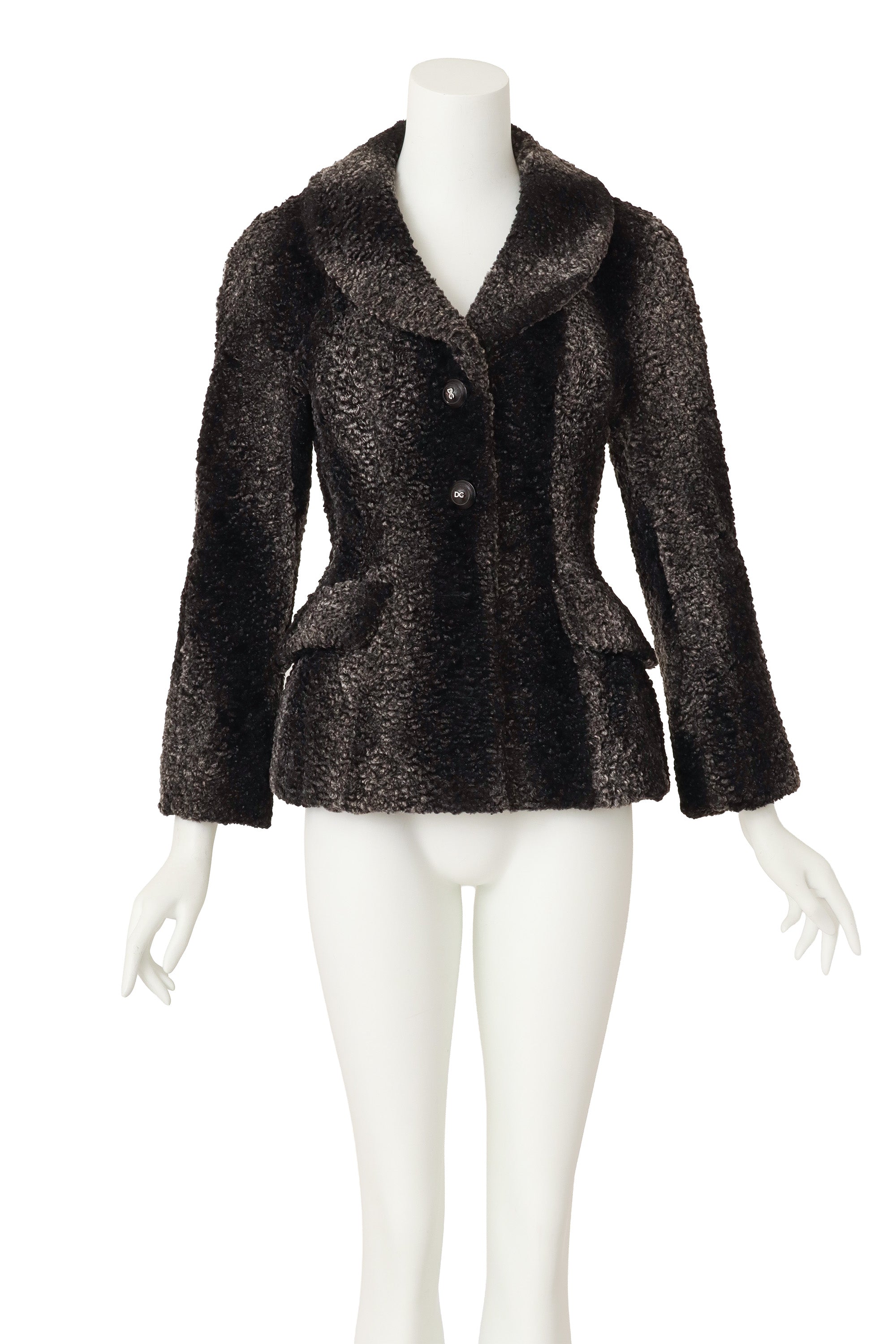 fur jacket by Dolce & Gabbana on mannequin @ Recess LA