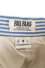 Striped Gazar Ball Skirt by Bill Blass label @ Recess LA
