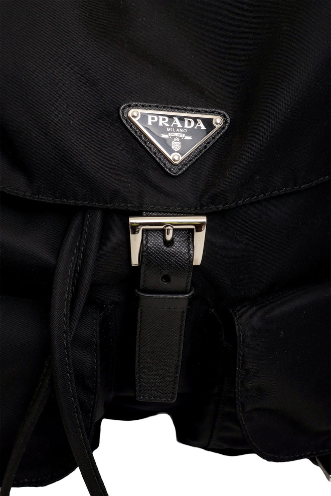 Prada Nylon Multi Pocket Backpack close @ Recess LA