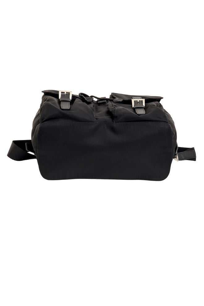 Prada Nylon Multi Pocket Backpack bottom @ Recess LA