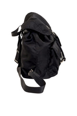 Prada Nylon Multi Pocket Backpack side @ Recess LA