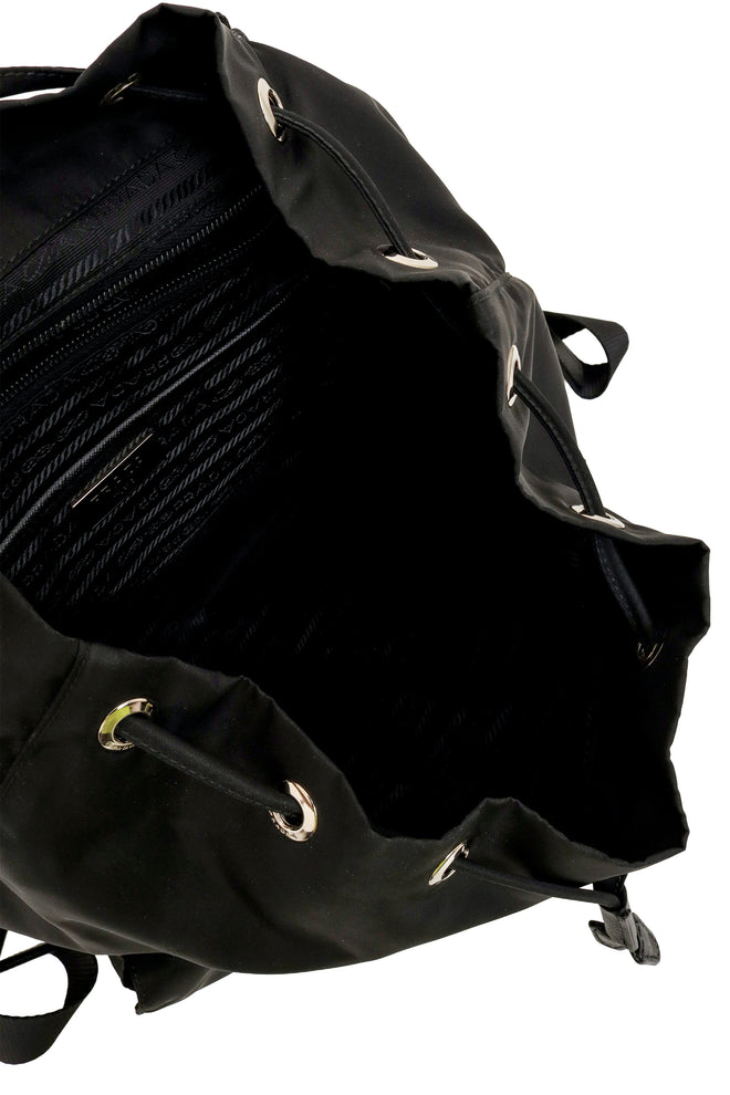 Prada Nylon Multi Pocket Backpack inside @ Recess LA
