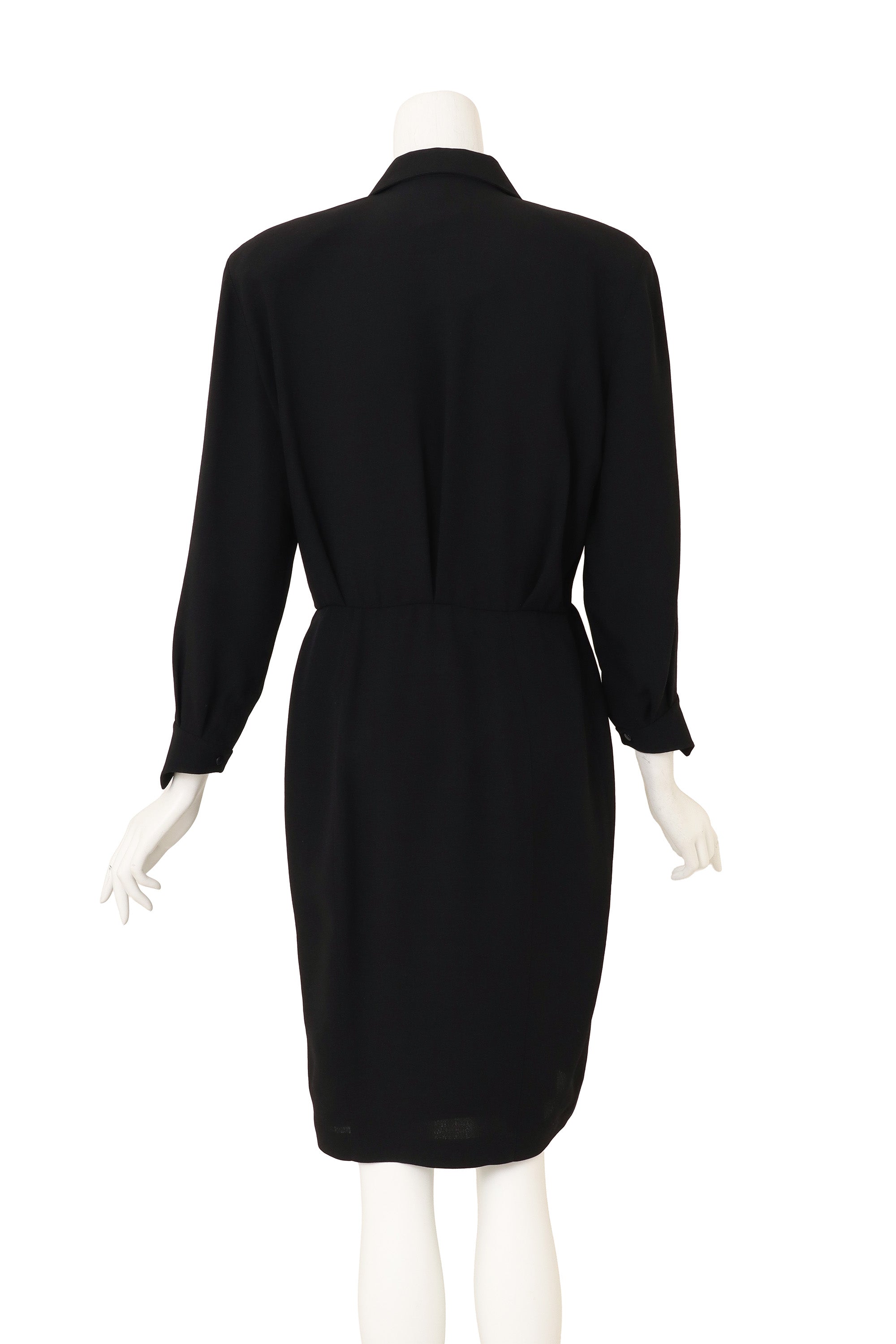 Asymmetrical Wrap Dress by Thierry Mugler on mannequin back @ Recess LA