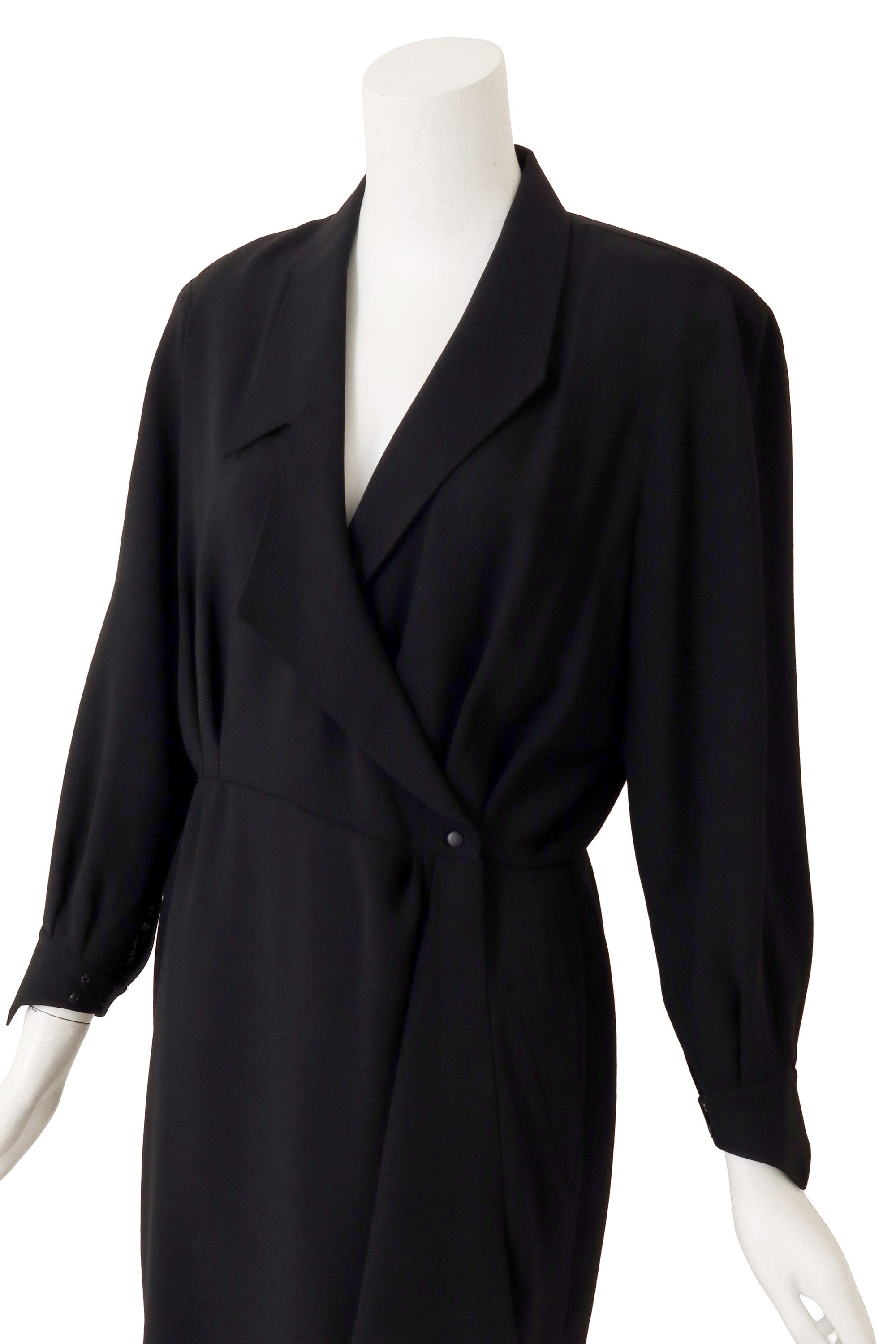 Asymmetrical Wrap Dress by Thierry Mugler on mannequin close @ Recess LA