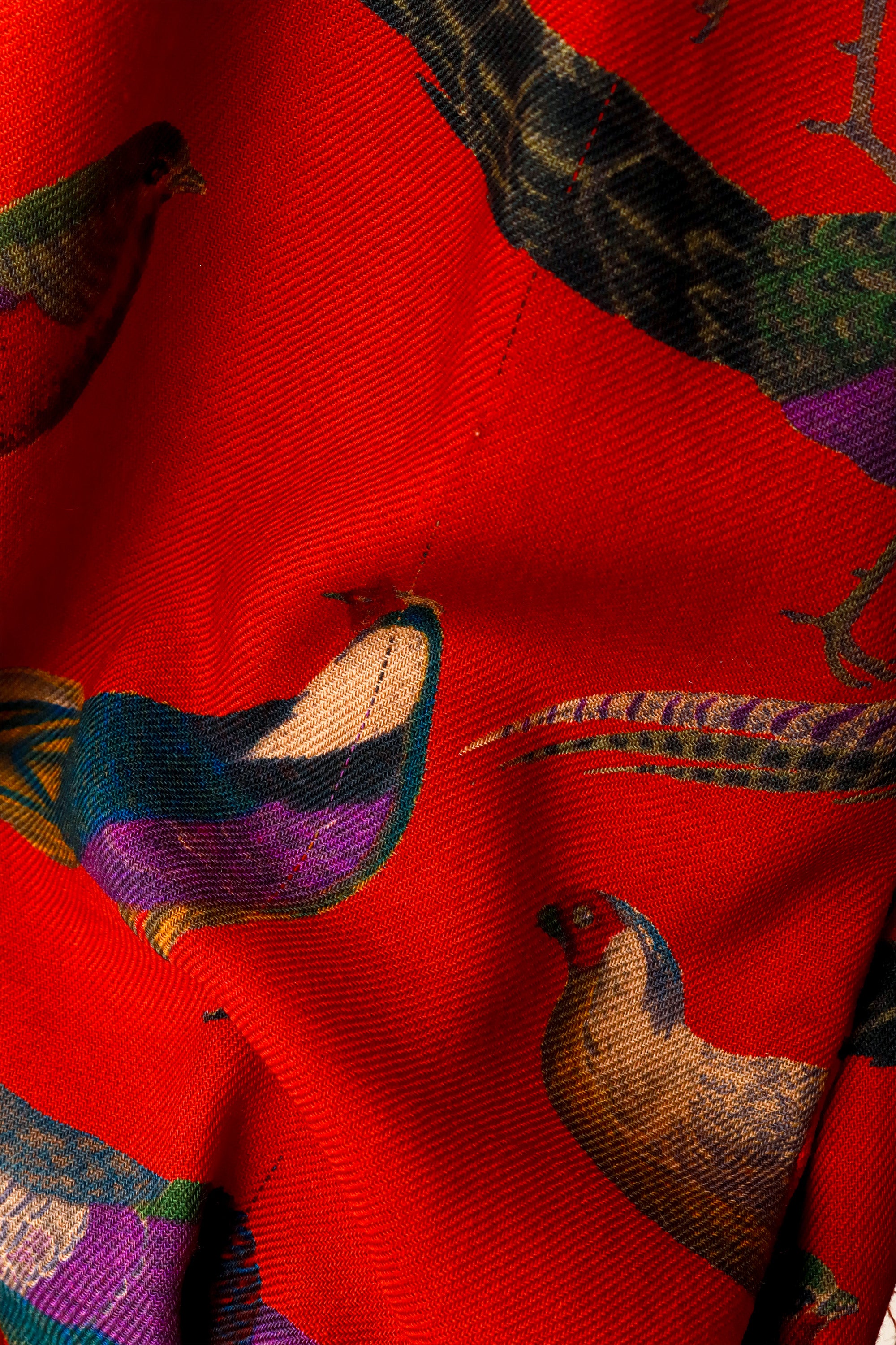 bird print dress by Perry Ellis on mannequin run @ Recess LA