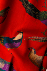 bird print dress by Perry Ellis on mannequin run @ Recess LA