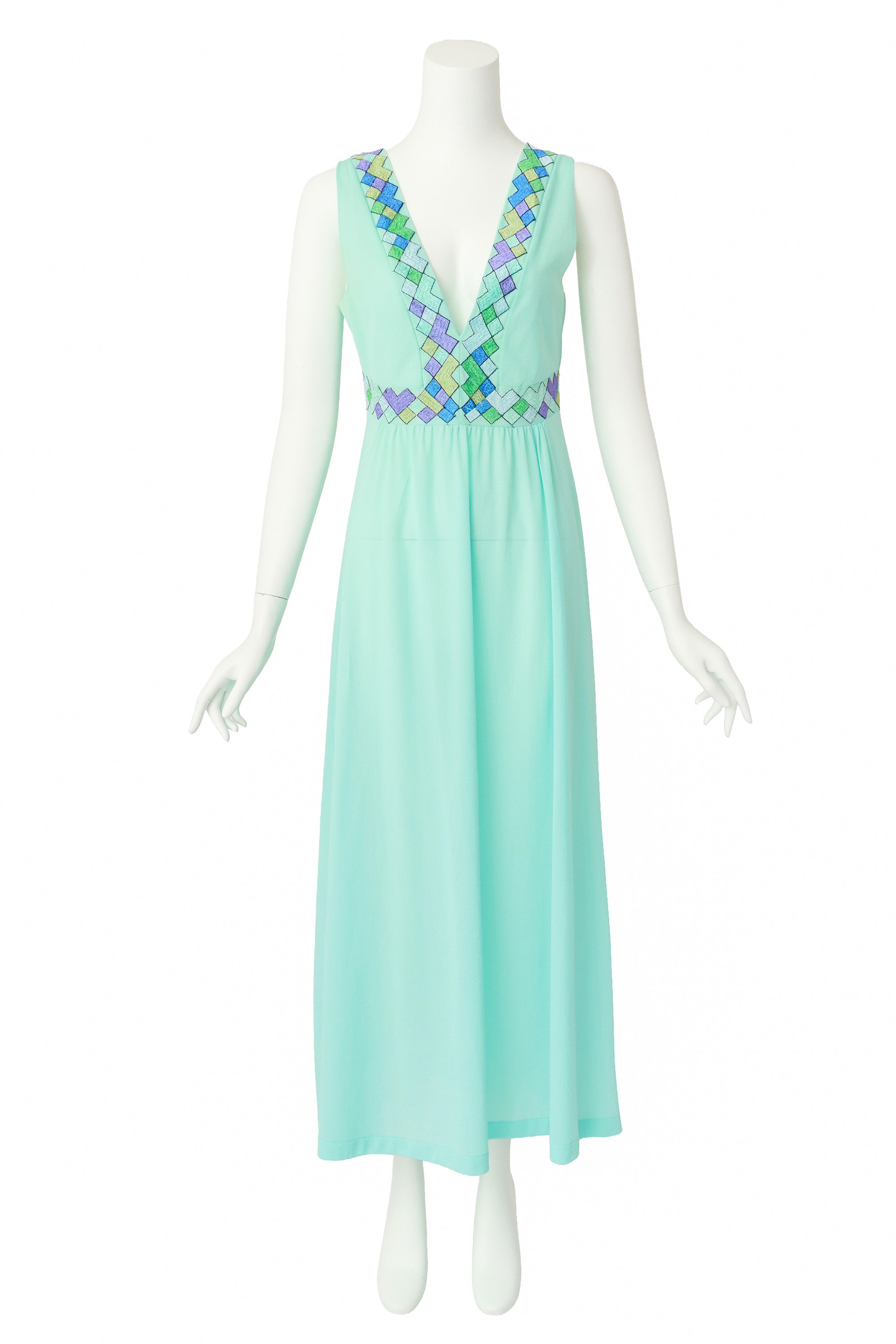 Geo Trim Robe & Dress Set by Emilio Pucci on mannequin dress @ Recess LA