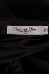 Vintage Galliano for Christian Dior Wool Envelope Pocket V-Neck Dress label @ Recess LA