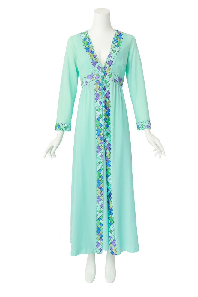 Geo Trim Robe & Dress Set by Emilio Pucci on mannequin @ Recess LA