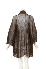 Woven Open Net Duster back view mannequin @Recess LA