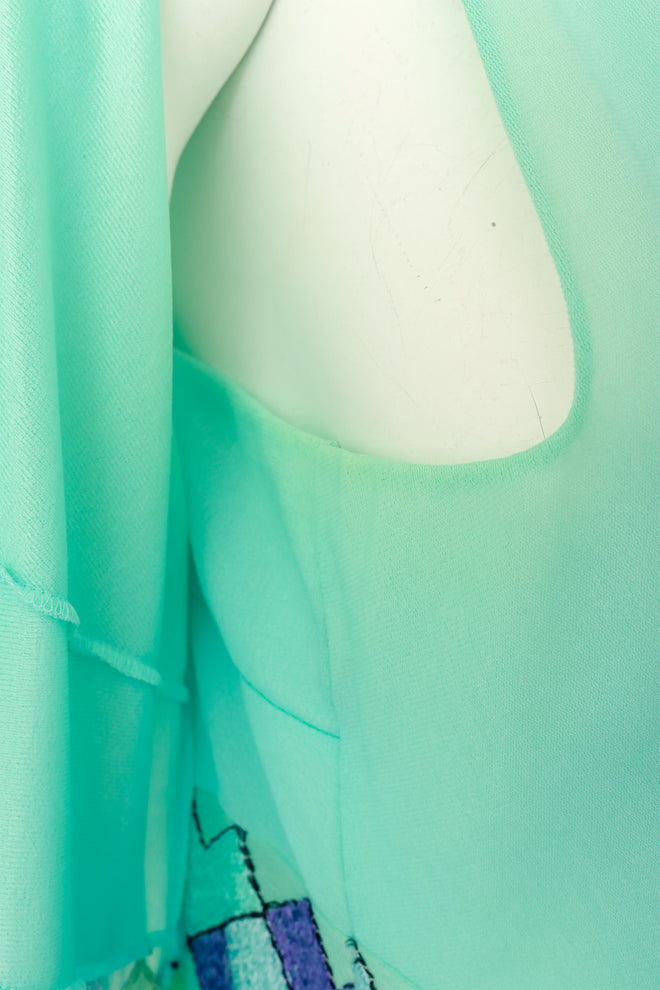 Geo Trim Robe & Dress Set by Emilio Pucci on mannequin underarm discoloration @ Recess LA