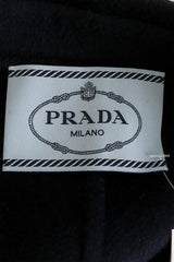 Prada Belted Wool Trench Coat Label @ Recess LA