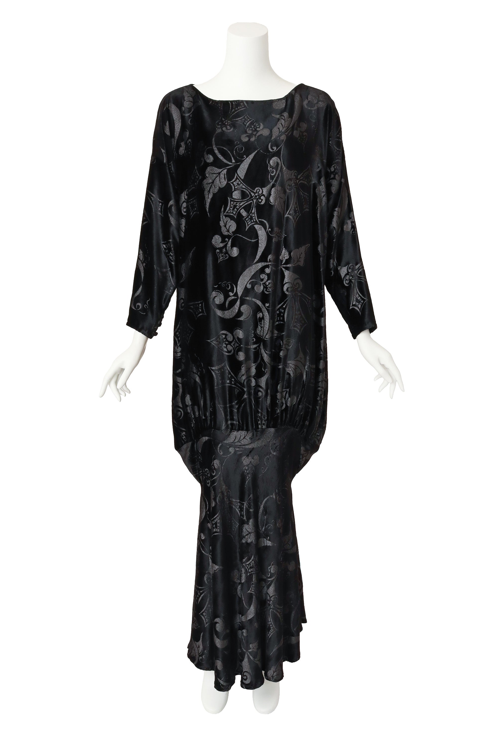 Silk Velvet Batwing Dress on mannequin @ Recess LA