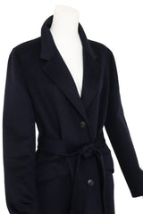 Prada Belted Wool Trench Coat on mannequin close up @ Recess LA