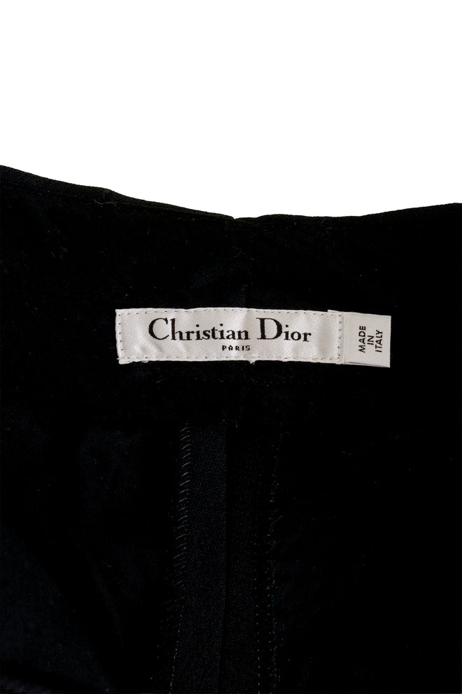 Christian Dior Exaggerated Bar Jacket & Pant Suit Set pant label @ Recess LA