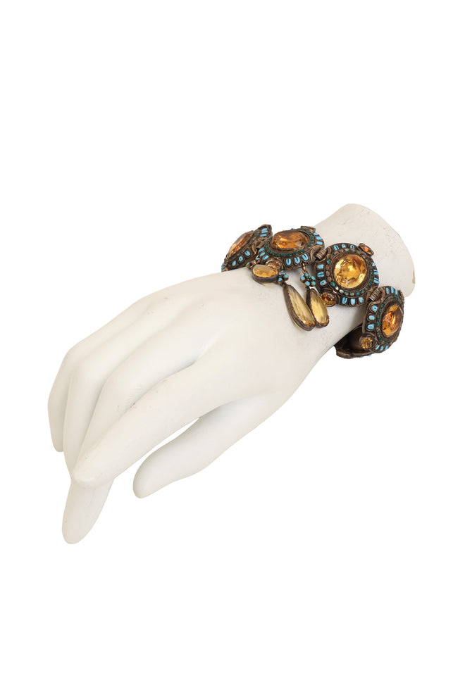 Crystal Enamel Bracelet on mannequin @ Recess LA