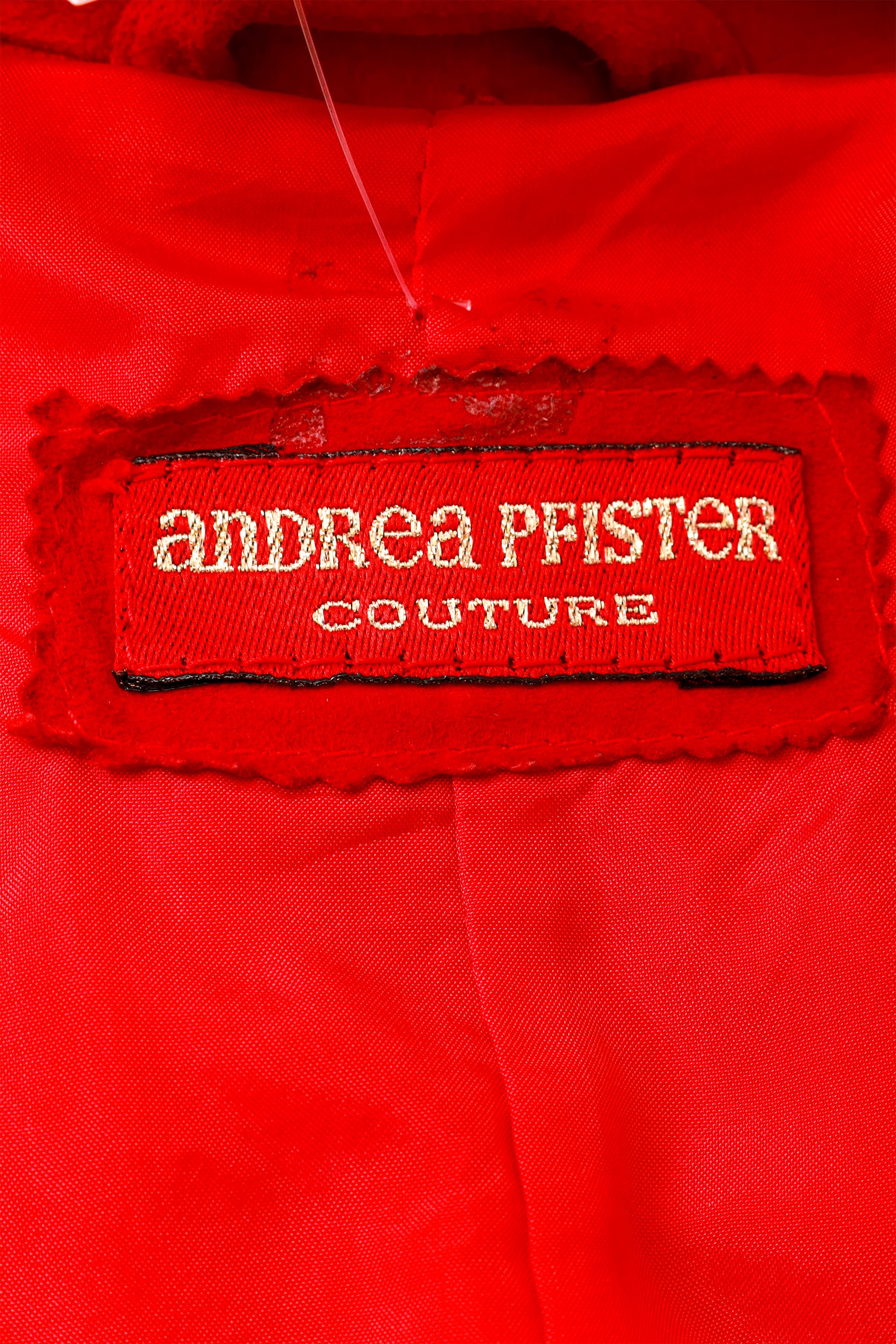 Suede jacket by Andrea Pfister label @ Recess LA