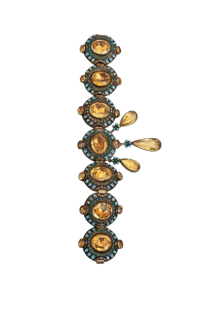 Crystal Enamel Bracelet straight @ Recess LA