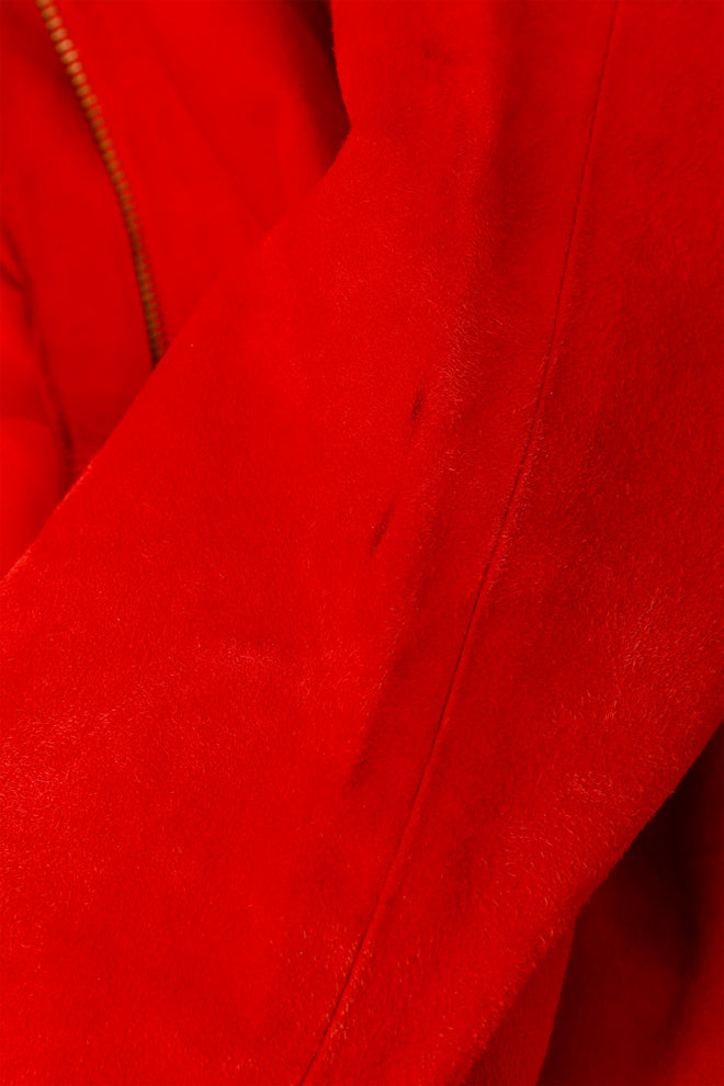 Suede jacket by Andrea Pfister stain @ Recess LA