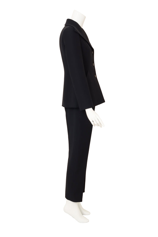 Christian Dior Exaggerated Bar Jacket & Pant Suit Set on mannequin side @ Recess LA