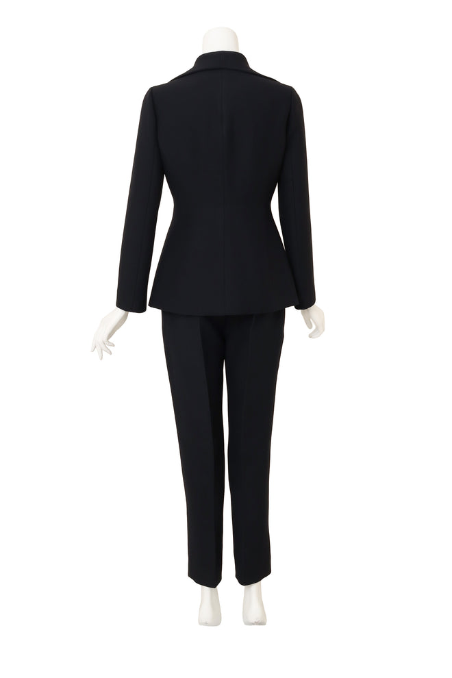 Christian Dior Exaggerated Bar Jacket & Pant Suit Set on mannequin back @ Recess LA