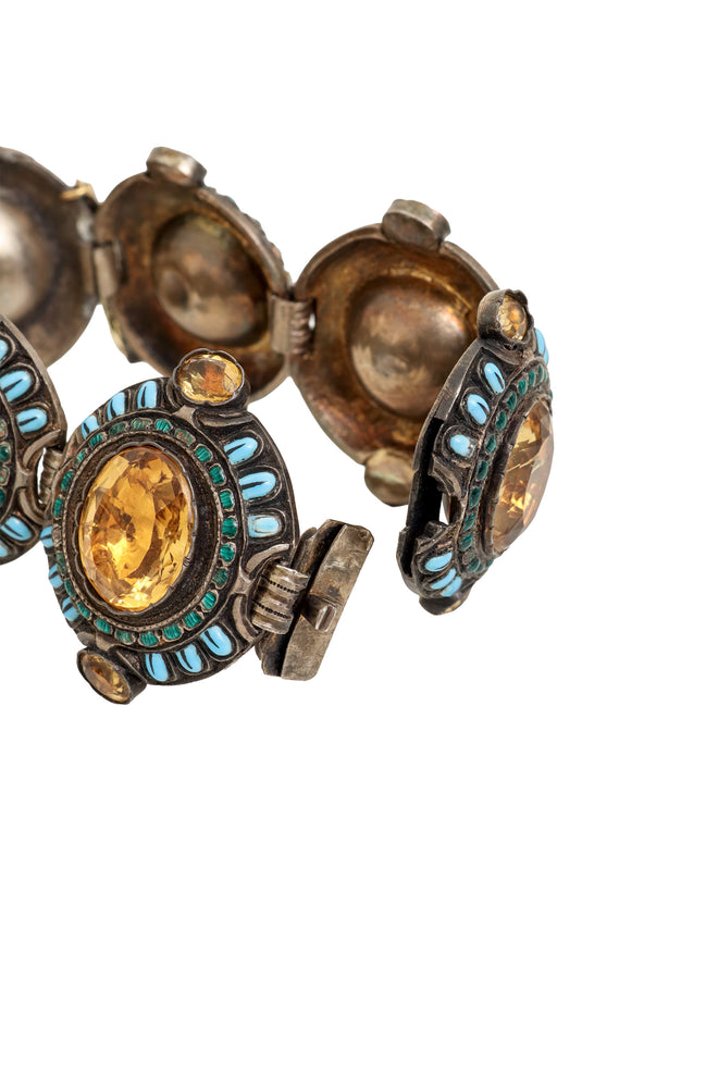 Crystal Enamel Bracelet clasp close @ Recess LA