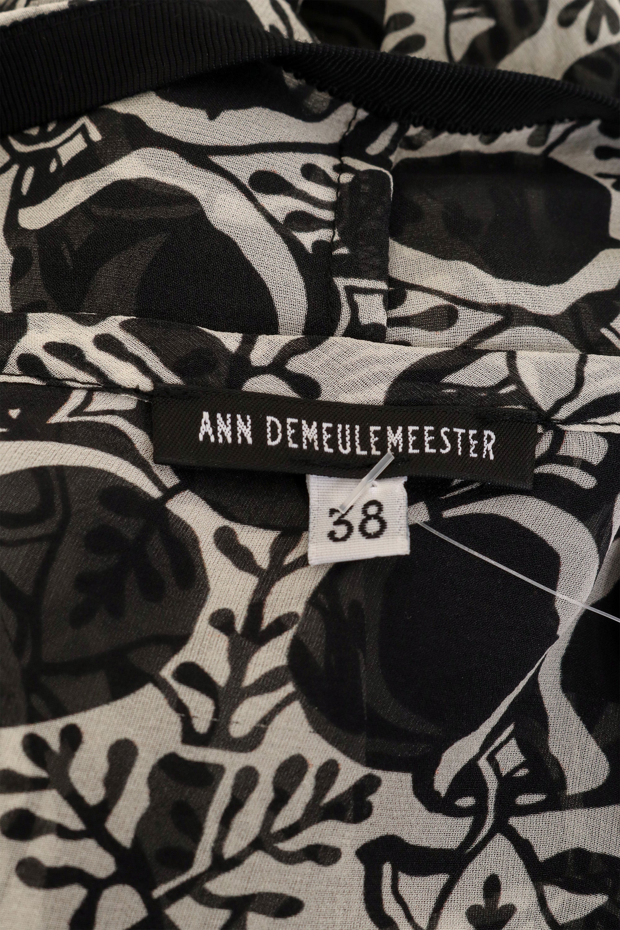 Abstract Floral Print Tunic by Anne Demeulemeester label @ Recess LA