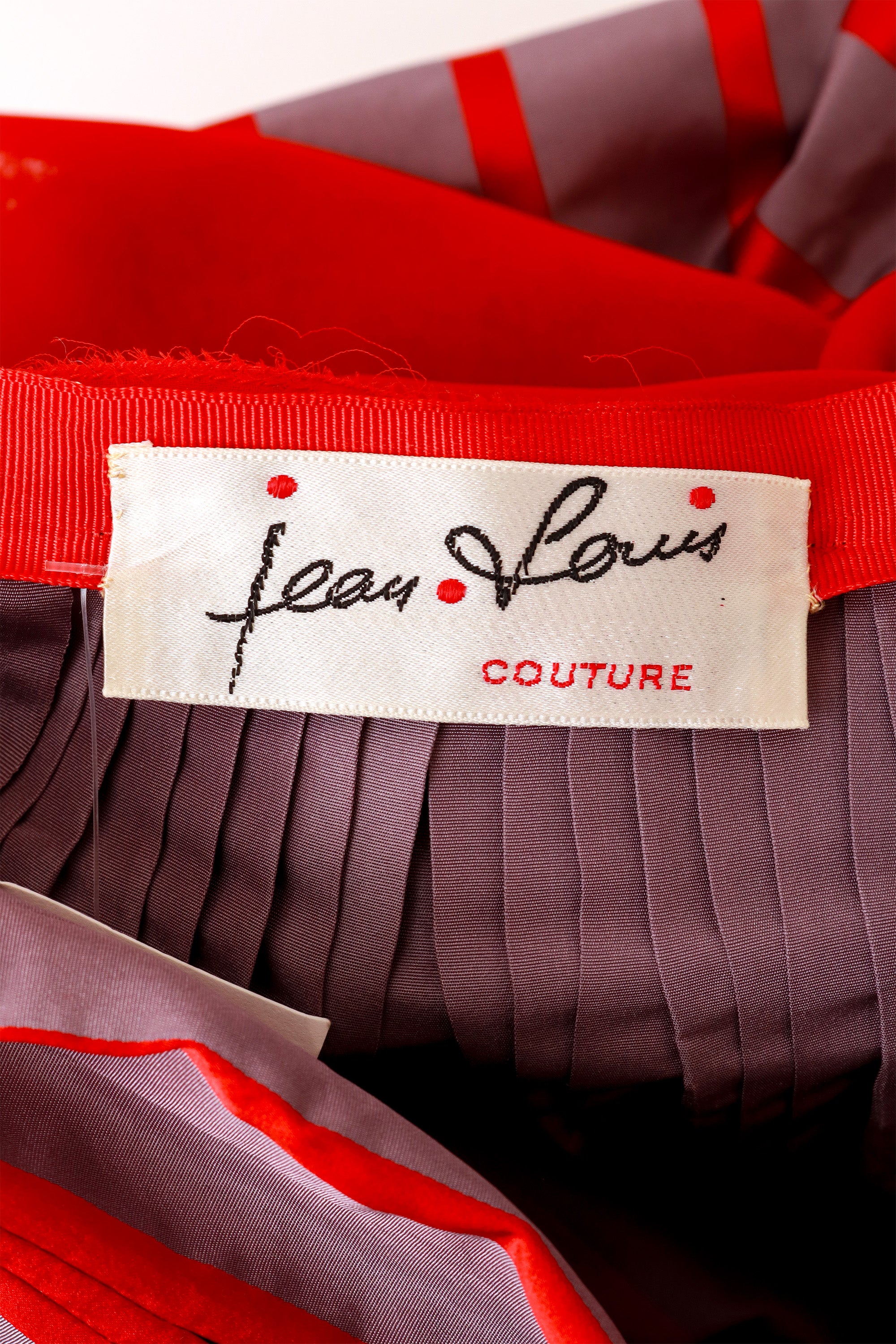 Silk Blouson Stripe Dress by Jean Louis label @ Recess LA