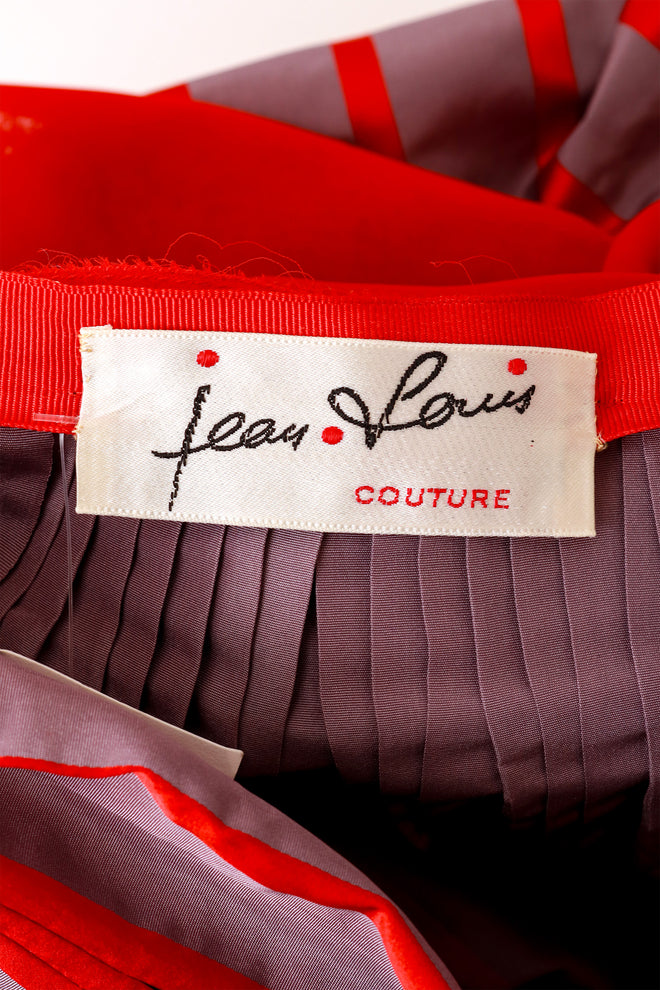 Silk Blouson Stripe Dress by Jean Louis label @ Recess LA