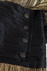 Metallic Plissé Dropwaist Dress