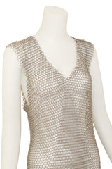 Chainmail Mesh Top on mannequin close @ Recess LA