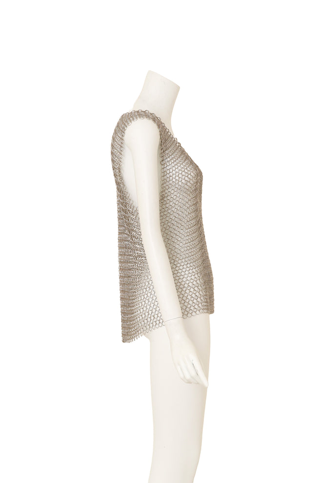 Chainmail Mesh Top on mannequin side @ Recess LA