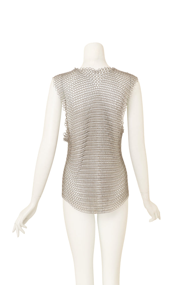 Chainmail Mesh Top on mannequin back @ Recess LA