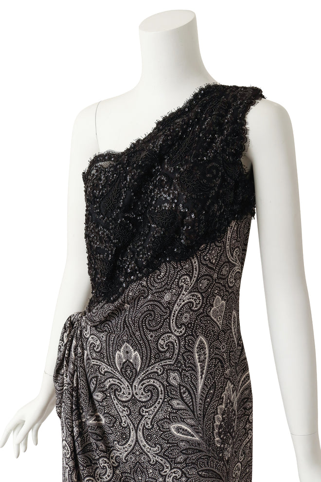 Beaded Dress by Carolyn Roehm on mannequin close @ Recess LA