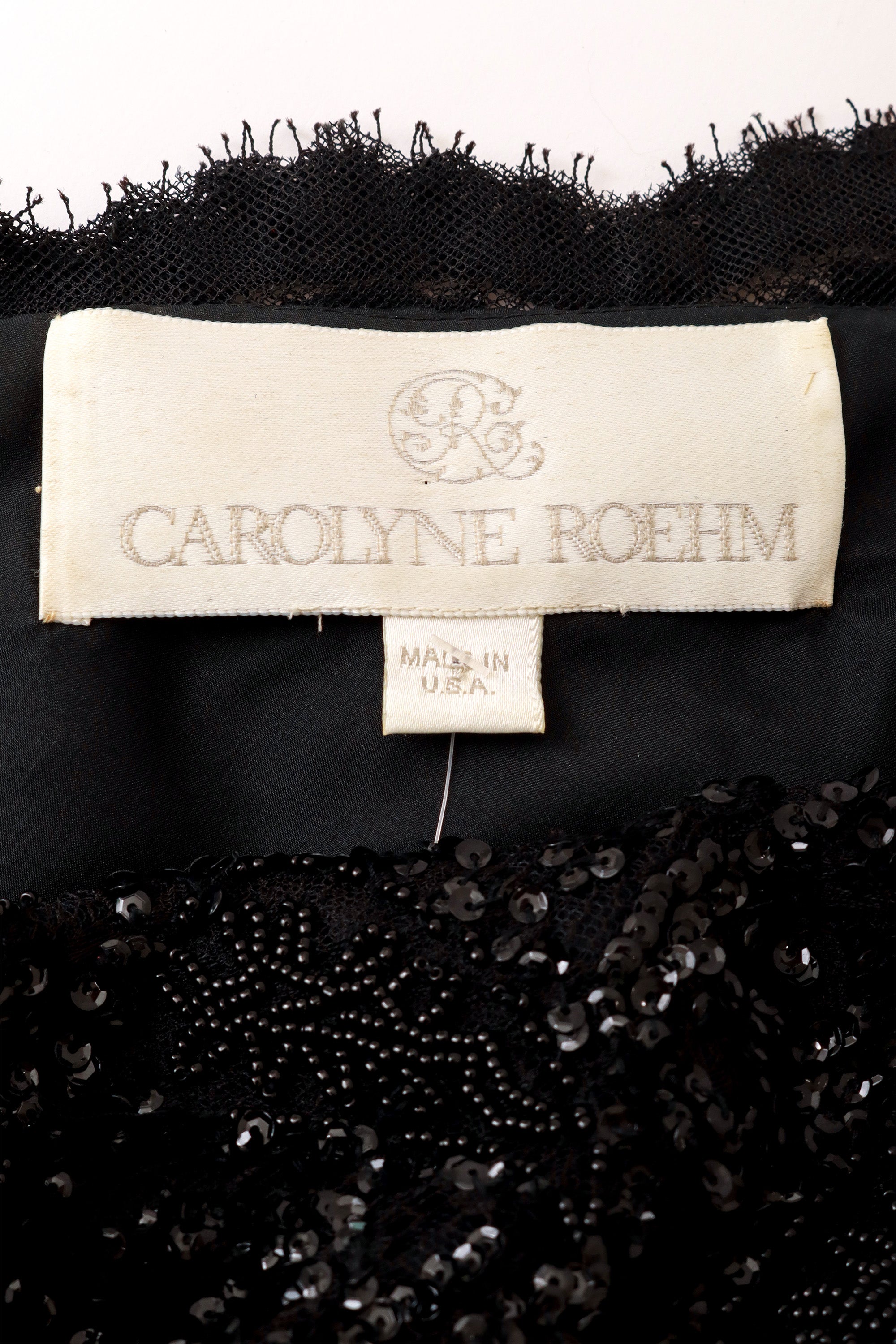 Beaded Dress by Carolyn Roehm label @ Recess LA