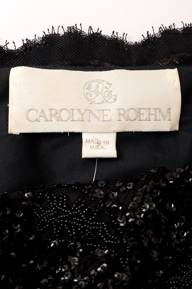 Beaded Dress by Carolyn Roehm label @ Recess LA