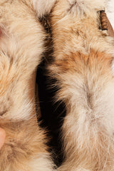 Vintage Salvatore Ferragamo Fur Wicker Box Bag inside @ Recess LA