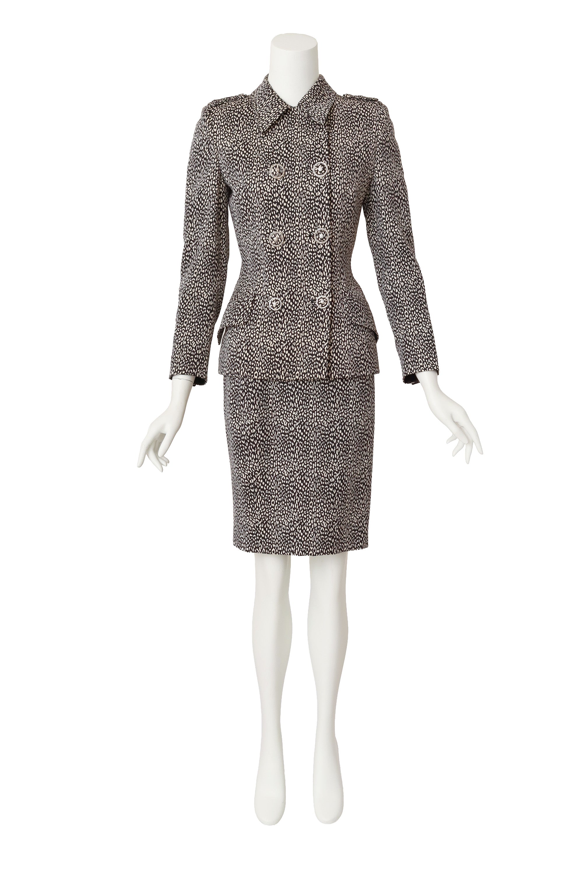 Mono Animal Jacket & Skirt Set on mannequin @ Recess LA