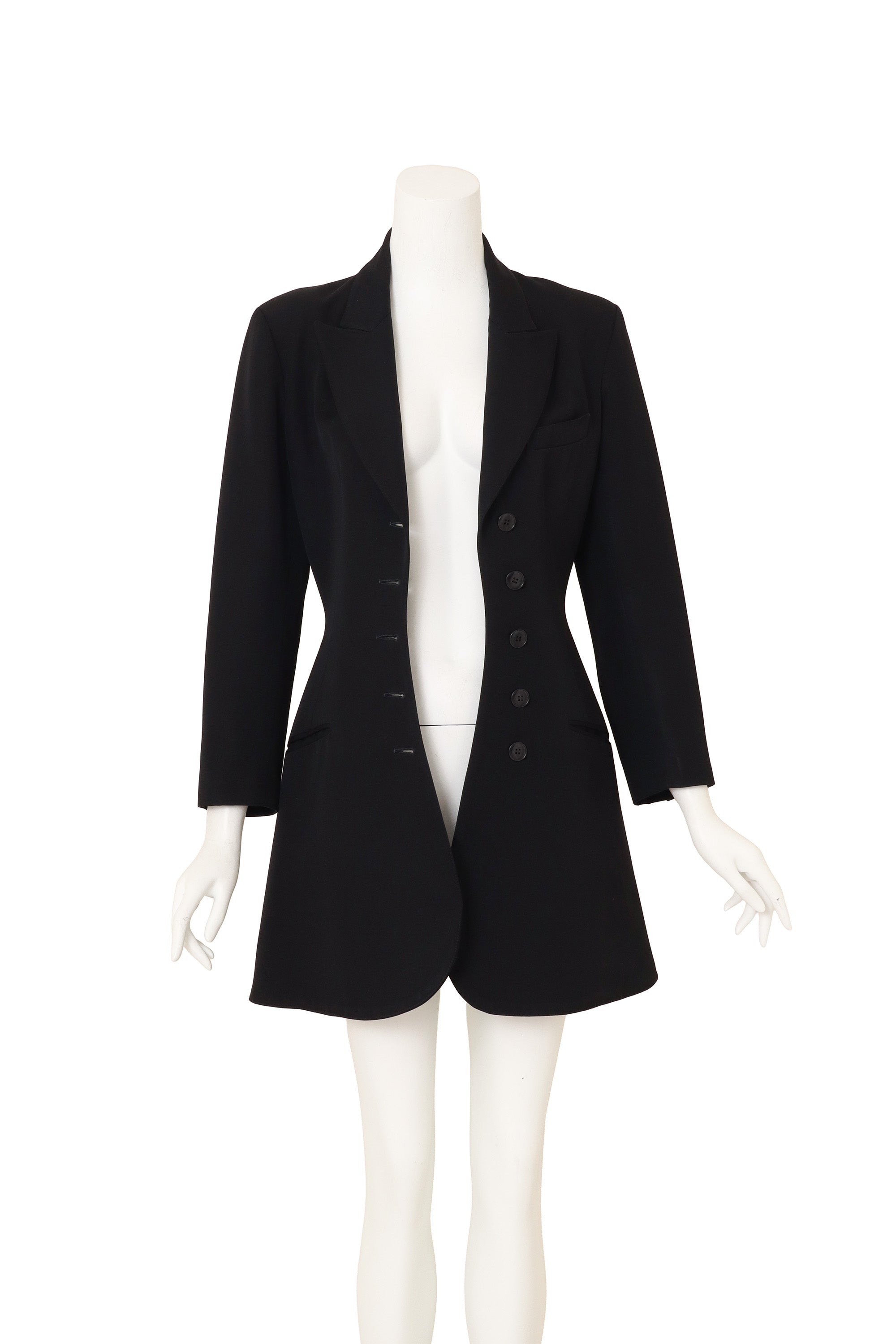 1989 F/W Blazer Dress by Alaia on mannequin open @ Recess LA