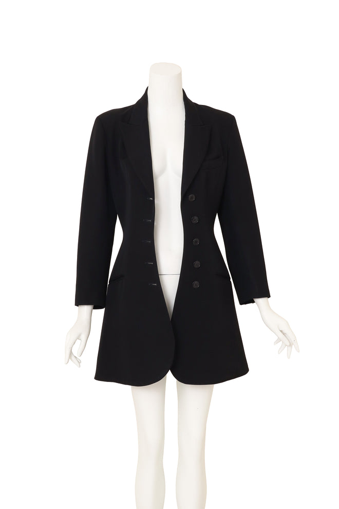 1989 F/W Blazer Dress by Alaia on mannequin open @ Recess LA