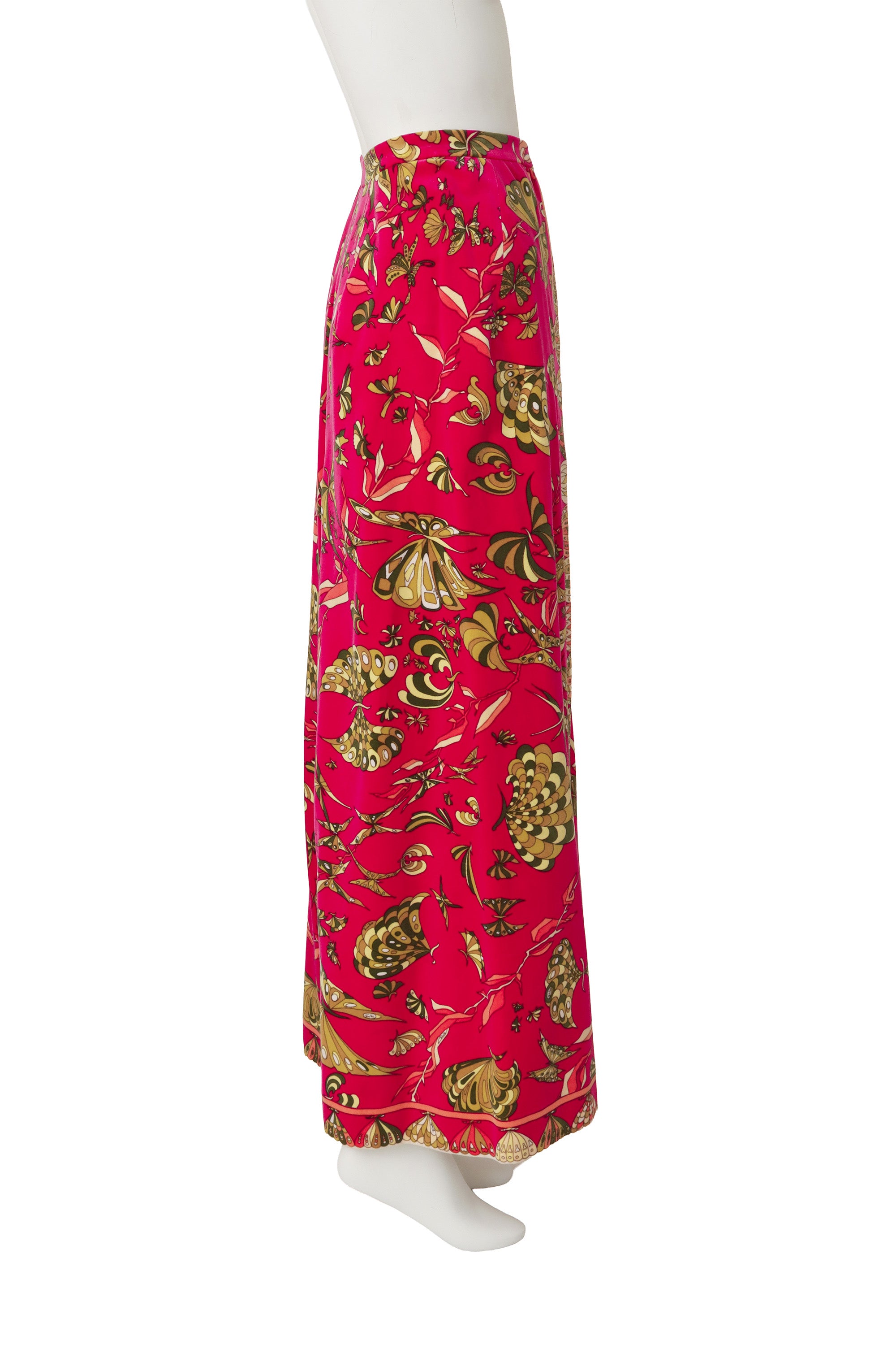 maxi skirt by Emilio Pucci on mannequin side @ Recess LA