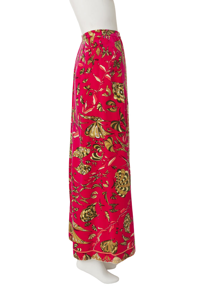 maxi skirt by Emilio Pucci on mannequin side @ Recess LA