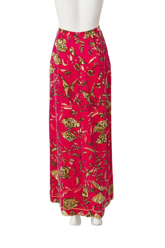 maxi skirt by Emilio Pucci on mannequin back @ Recess LA