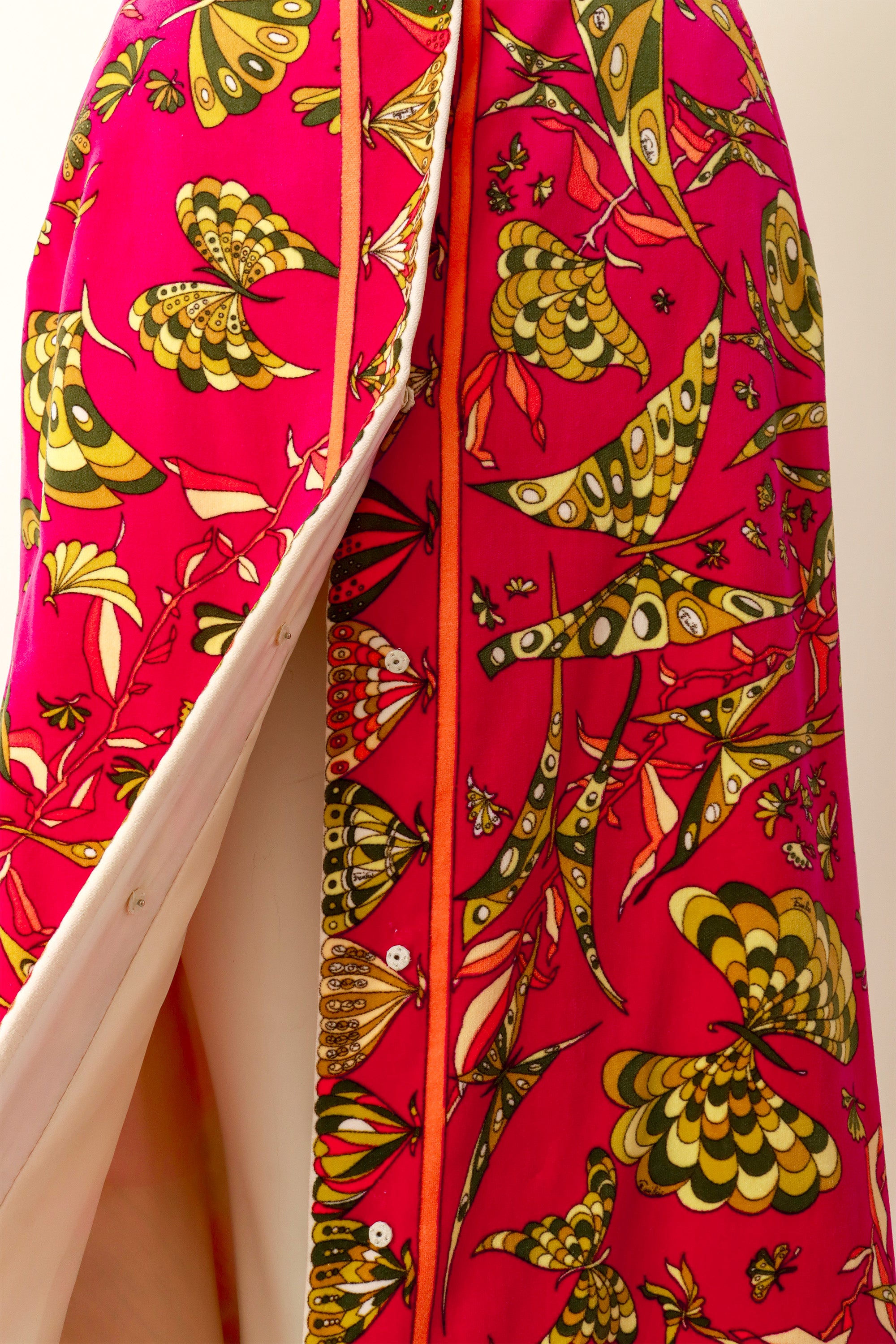 maxi skirt by Emilio Pucci on mannequin snaps open @ Recess LA