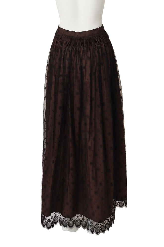 Lace Ball Skirt by Geoffrey Beene on mannequin back @ Recess LA