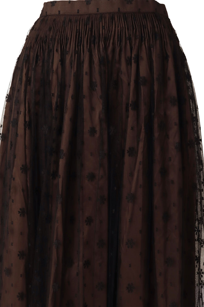 Lace Ball Skirt by Patricia Lester on mannequin close @ Recess LA