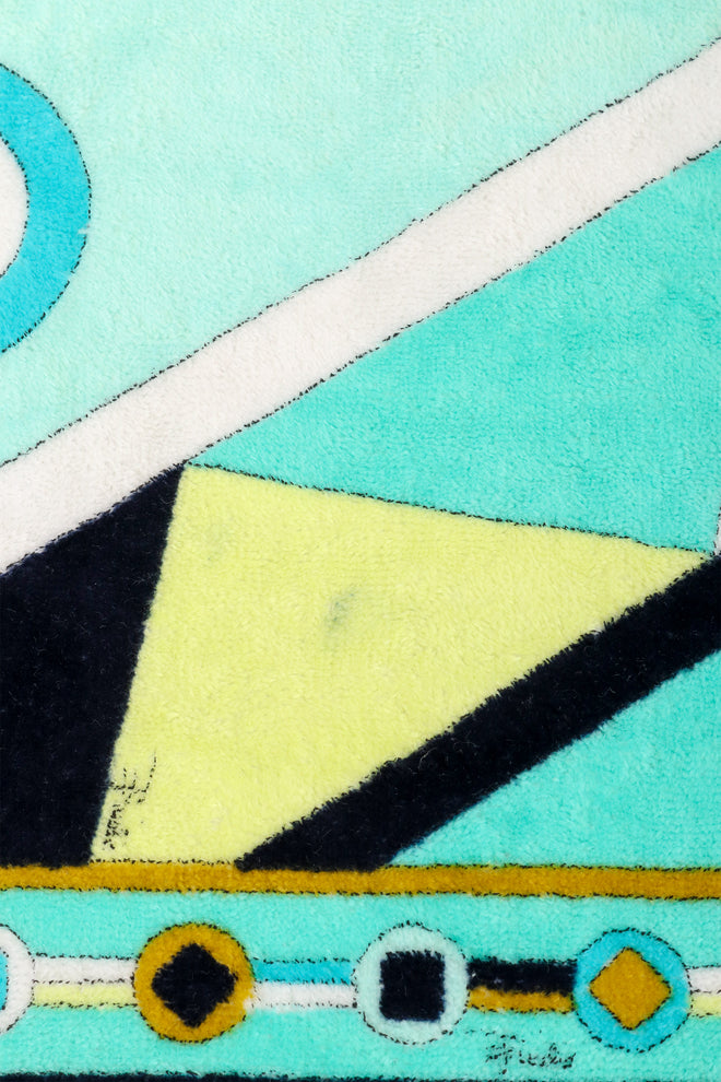 XL Mod Print Square Beach Towel by Emilio Pucci spot 2 @ Recess LA